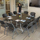 Lifetime 6-Foot Stacking Table and (8) Chairs Combo (Commercial)