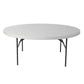 Lifetime (12) 72-Inch Round Tables and (120) Chairs Combo (Commercial)