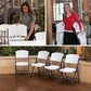 Lifetime (4) 8-Foot Stacking Tables, (2) 6-Foot Stacking Tables, and (44) Chairs Combo (Commercial)